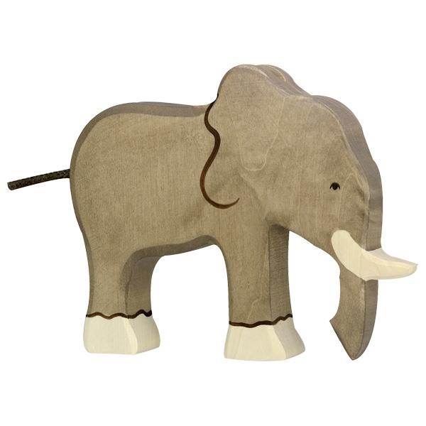 Holztiger Holzfigur - Elefant, Tierfigur