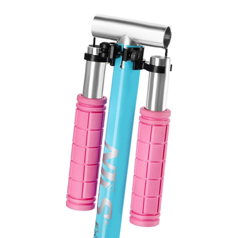 NILS EXTREME HM1302 City Scooter Blau-Rosa, Freizeitroller, ABEC-7, bis 100 kg
