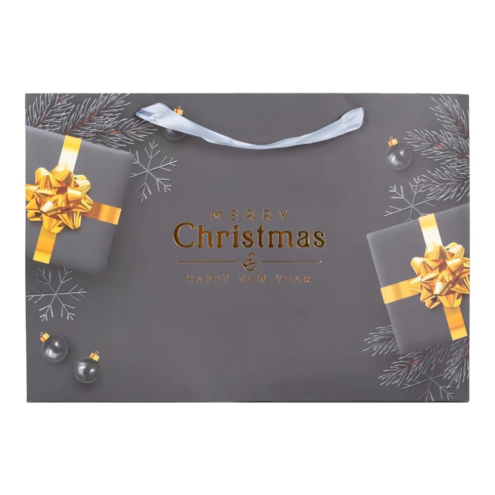 Idena Geschenktasche Merry Christmas 51 x 73 cm XXL Weihnachtsgeschenk Tasche