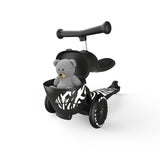 Scoot & Ride Highwaykick 1 Lifestyle, zebra - Kinderroller mit Aufbewahrungsbox
