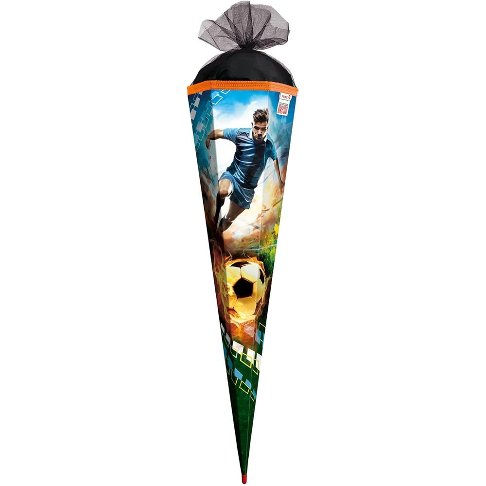 Roth Schultüte Soccer, 85cm, eckig, mit Sound