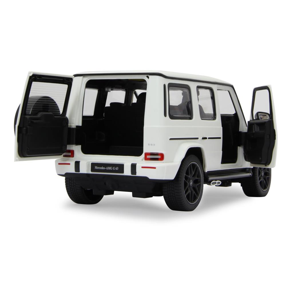 Jamara Mercedes-AMG G63 1:14 weiß 2,4GHz Tür manuell Ferngesteuertes Auto mit LED Fahrlicht
