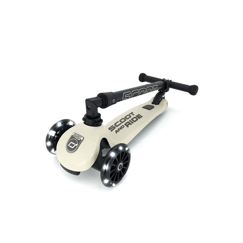 Scoot & Ride Highwaykick 3 LED Scooter, ash - Kinderroller, ab 3 Jahren