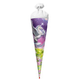 Roth Schultüte Magic Pegasus, 70cm, rund, Rot(h)-Spitze, Filzverschluss