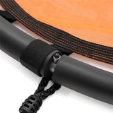 NILS CAMP Nestschaukel 100 cm, Orange, Gartenschaukel Outdoor Garten Balkon