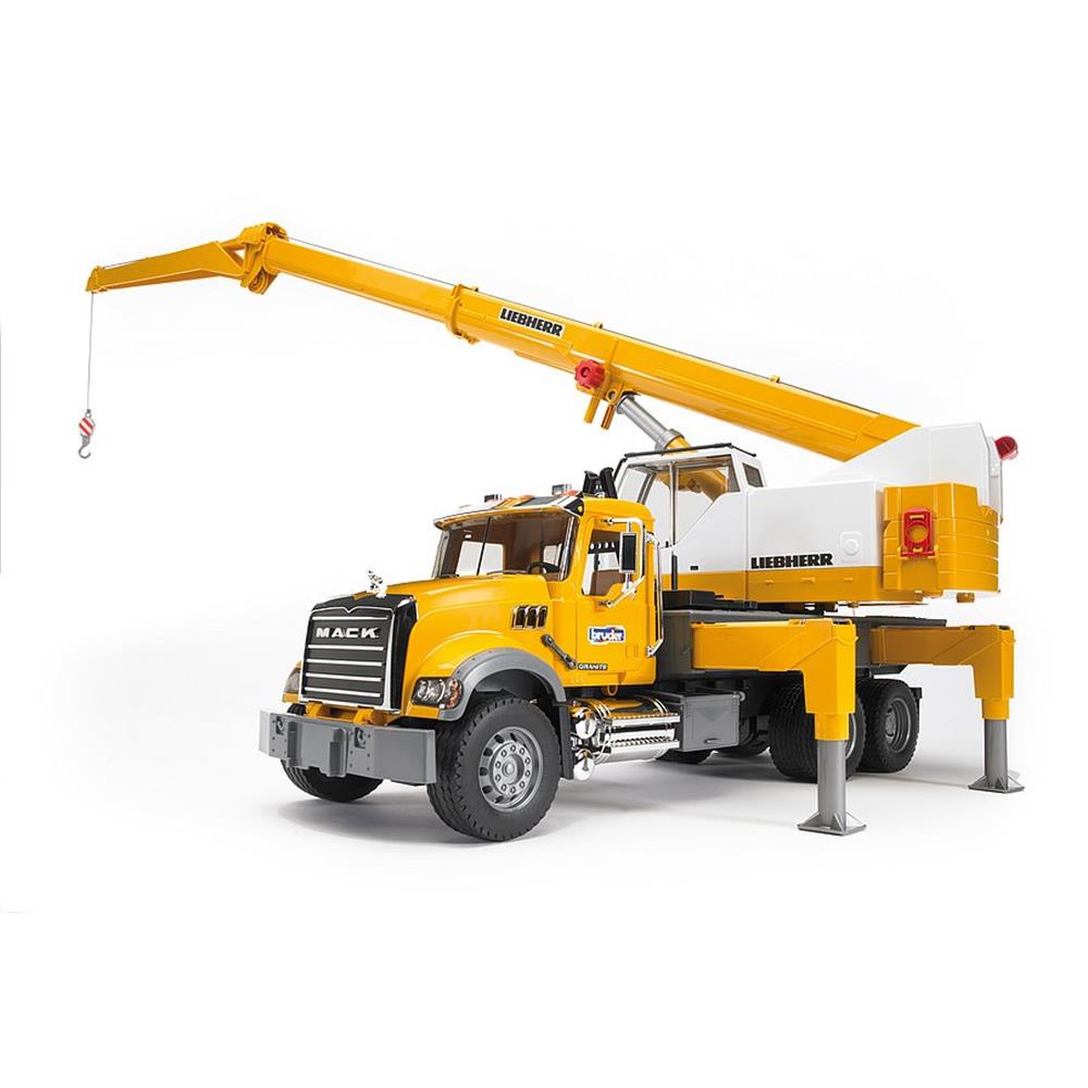 Bruder 02818 - MACK Granite Liebherr Kran-LKW, 1:16