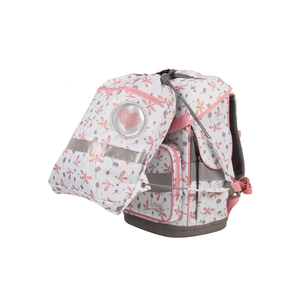 School-Mood Schulranzenset Timeless Air+ Dragonfly (Nordic Collection, weiß)