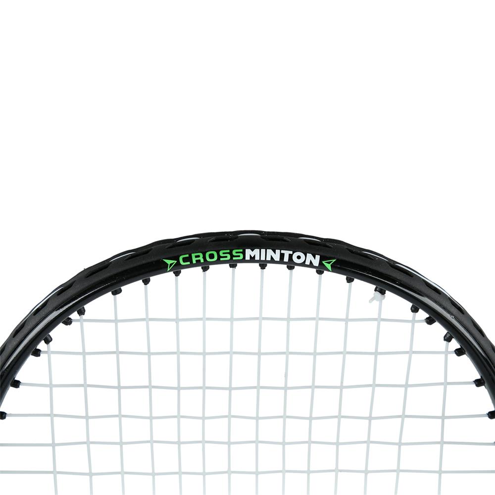 NILS Crossminton-Set, Grün, 2x Schläger, 3x Federbälle (Speeders), 1x Schutzhülle