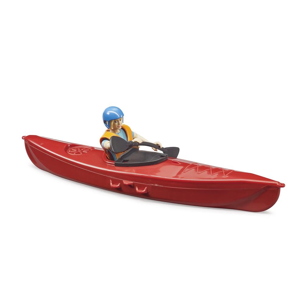 Bruder 63155 - bworld Kajak mit Figur