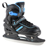 NILS EXTREME NH18191 2in1 Inliner Schlittschuhe Kinder Gr. 34-38, Schwarz-Blau, verstellbar