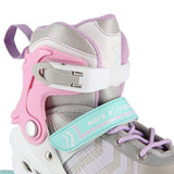 NILS EXTREME NH18192 4in1 Inliner Schlittschuhe Rollschuhe Gr. 29-33, Rosa, verstellbar
