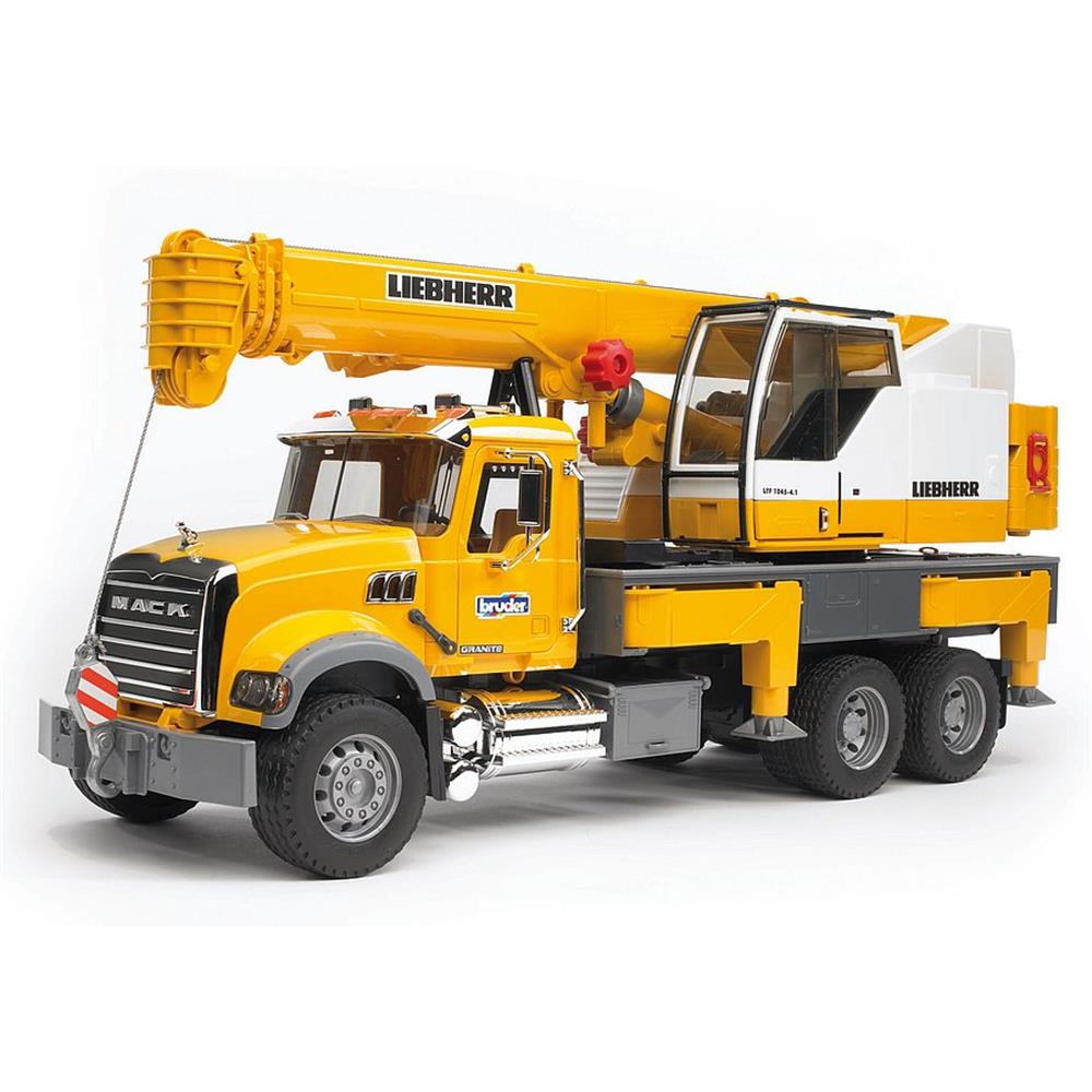 Bruder 02818 - MACK Granite Liebherr Kran-LKW, 1:16