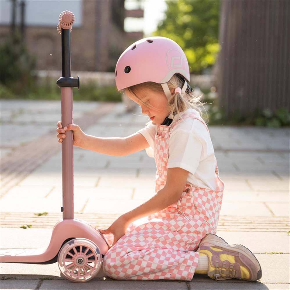 Scoot & Ride Highwaykick 3S Scooter, rose - Kinderroller, ab 3 Jahren