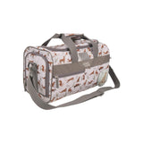 School-Mood Sporttasche Leopard (Nordic Collection, weiß)