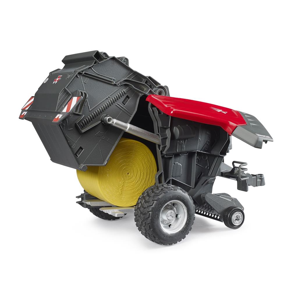 Bruder 02039 - Massey Ferguson Rundballenpresse RB 4180V, Anhänger, Landwirtschaft
