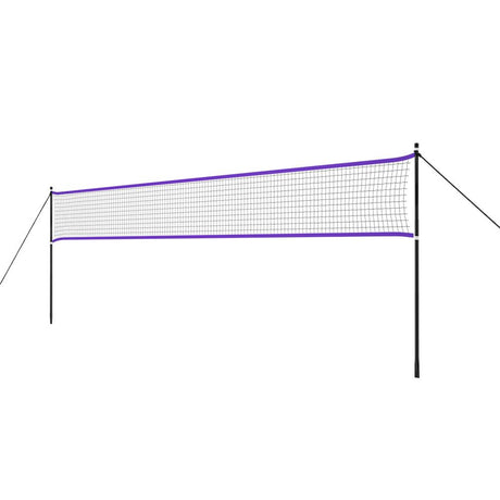 NILS Badmintonnetz 6,2 m mit Metallstangen, Freizeitnetz Outdoor Garten Camping