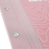 Roth Zeugnismappe Pattern mit Buchschrauben Dusty Rose, mit 12 A4 Klarsichthüllen, im Buchleineinband