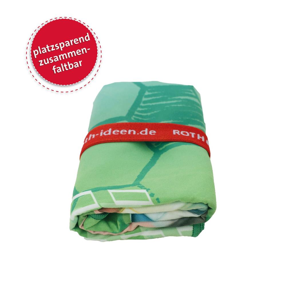 Roth Kinder-Badetuch, Fußball, 60 cm x 120 cm, schnell trocknend