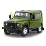 Jamara Land Rover Defender 1:14 grün 2,4GHz Tür manuell Ferngesteuertes Auto mit LED Fahrlicht