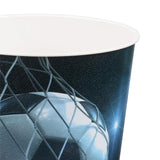 Idena Papierkorb, Fußball - 9 Liter Mülleimer/Apfalleimer aus Kunststoff