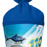 Roth Schultüte Polizei, 70cm, rund, Rot(h)-Spitze, Filzverschluss, mit Licht & Sound