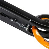 NILS EXTREME HM0107 City Scooter Weiß-Orange, Freizeitroller, ABEC-7, Handbremse, bis 100 kg