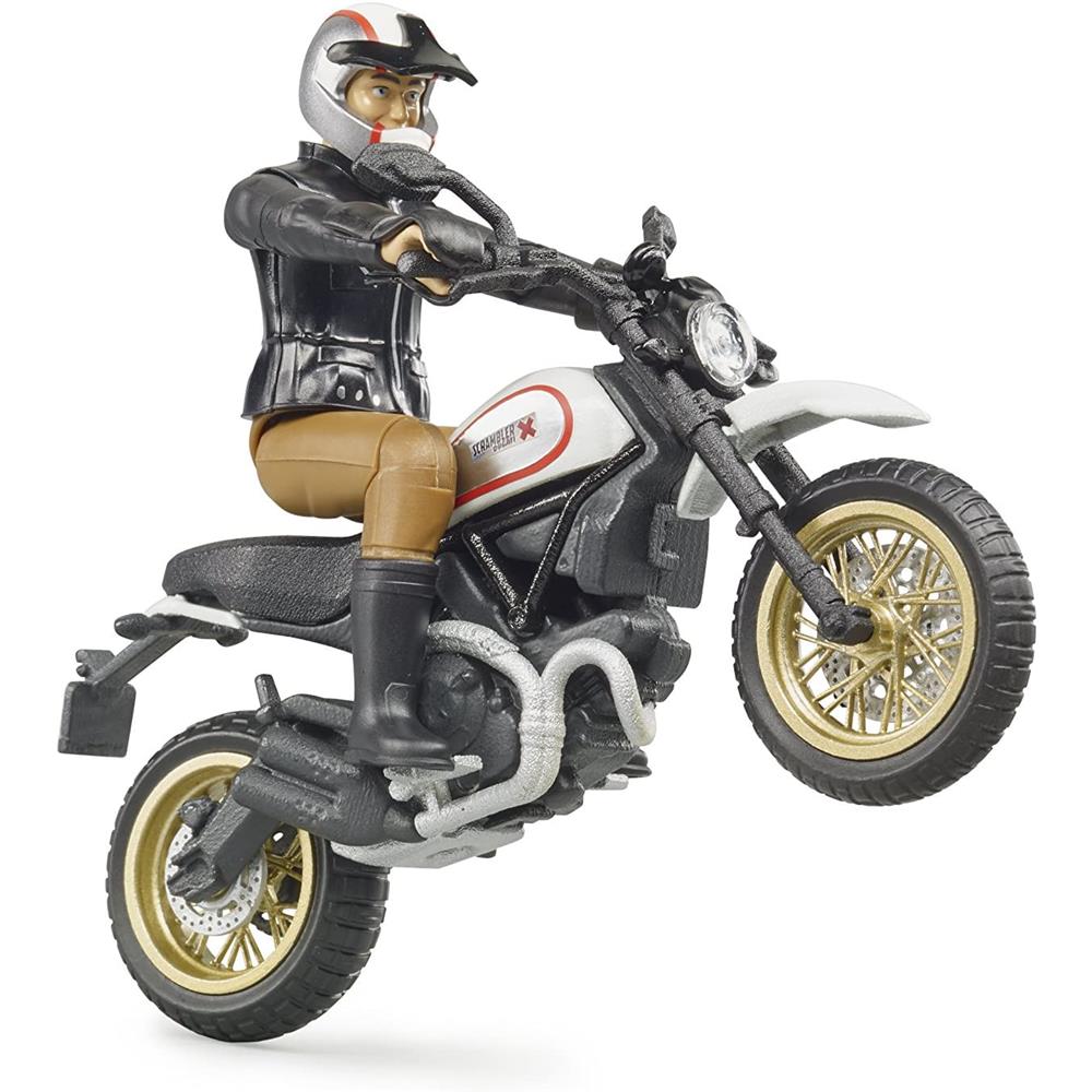 Bruder 63051 - Scrambler Ducati Desert Sled mit Fahrer