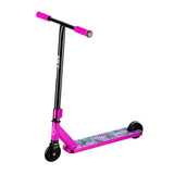 NILS EXTREME HS021 LEAVES Stunt Scooter Pink, Freestyle Roller, ABEC-9, bis 100 kg