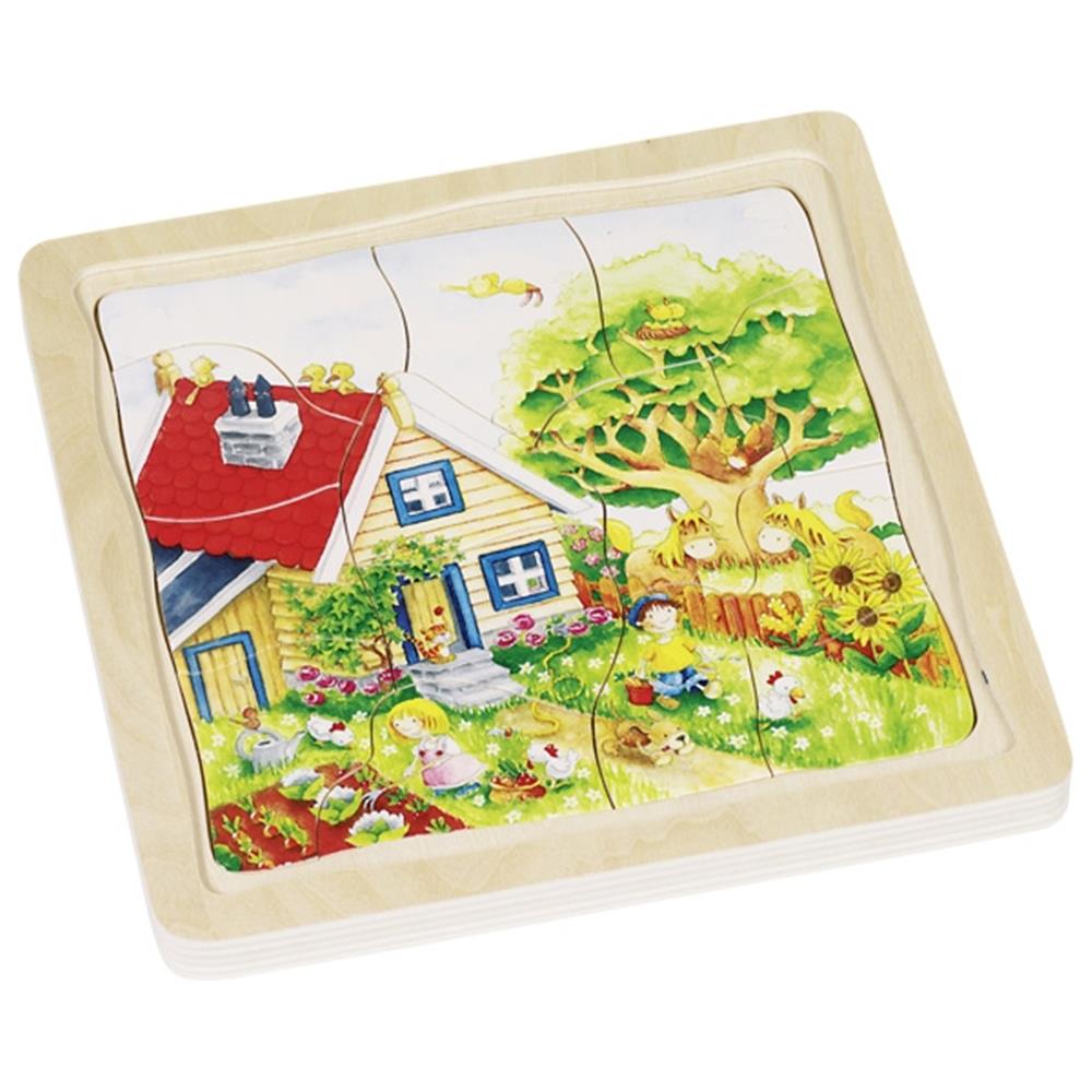 Goki Schichtenpuzzle Jahreszeiten