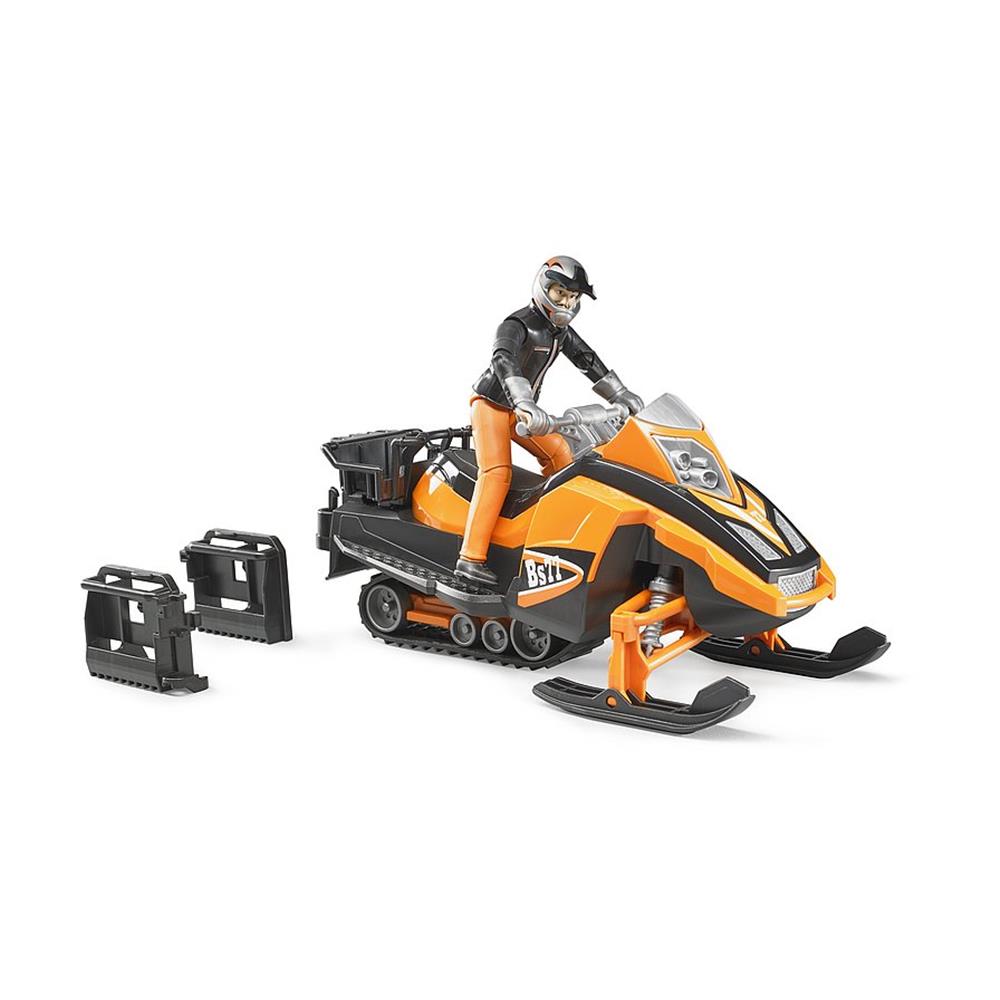 Bruder 63101 - Snowmobil mit Fahrer und Ausstattung