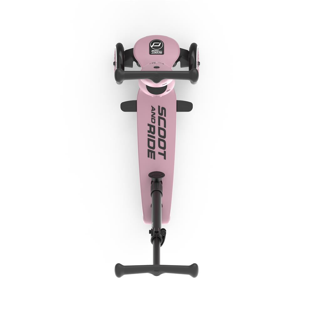 Scoot & Ride Highwaykick 1 Push and Go, wildberry - Kinderroller mit Schiebestange