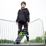 NILS EXTREME CR3108SA Skateboard, 78 cm Ahorn Deck, ABEC-7 PU Rollen, Design Error