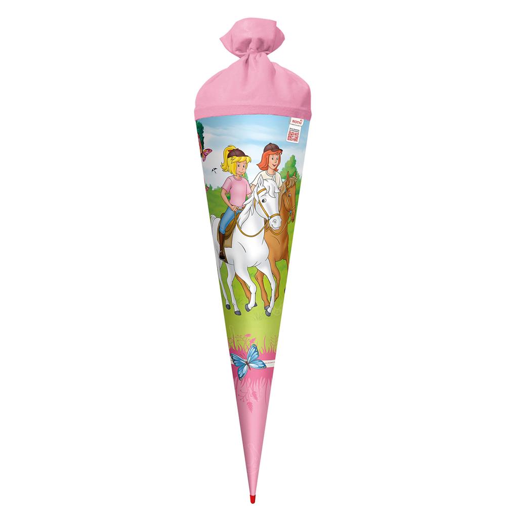 Roth Schultüte Bibi & Tina - Pferdefreunde, 70cm, rund