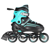 NILS EXTREME NH18190 2in1 Inliner Schlittschuhe Kinder Gr. 29-33, Schwarz-Blau, verstellbar