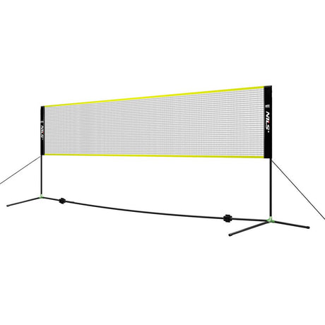 NILS Badmintonnetz 5 m, Freizeitnetz Outdoor Garten Sporthalle freistehend