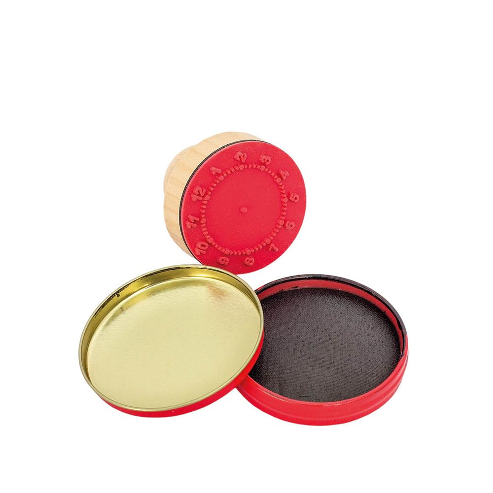 Roth Kinderwecker Fußball Set – Lernwecker mit Stempel zum Uhrzeit lernen