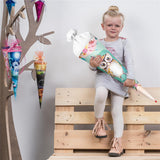 Roth Schultüte Eule Lieselotte, 70cm, rund, Rot(h)-Spitze, Filzverschluss