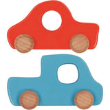 Goki Spielstraße mit 2 Fahrzeugen