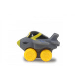 Jamara My First Pinchies Set B Gummi Fahrzeug Flugzeug Hubschrauber Softspielzeug Gummiauto