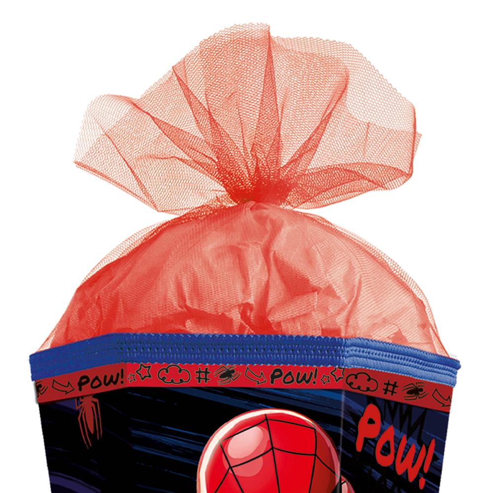 Roth Schultüte Marvel Spiderman, 85cm, eckig, mit Rot(h)-Spitze, rotem Tüll und Spezialborte