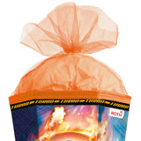 Roth Schultüte Monstertruck Fire, 85cm, eckig, Rot(h)-Spitze, Tüllverschluss, Folieneffekt