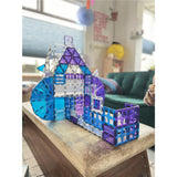 Cleverclixx Mega-Eiskristall-Bausatz 180 Teile, abwechslungsreiche Formen und Farben, Winter Edition Weihnachten