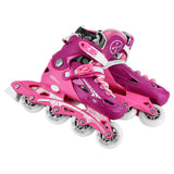 NILS EXTREME NA1055 BLAZE Inlineskates Inliner Kinder Gr. 35-38, Rosa, größenverstellbar