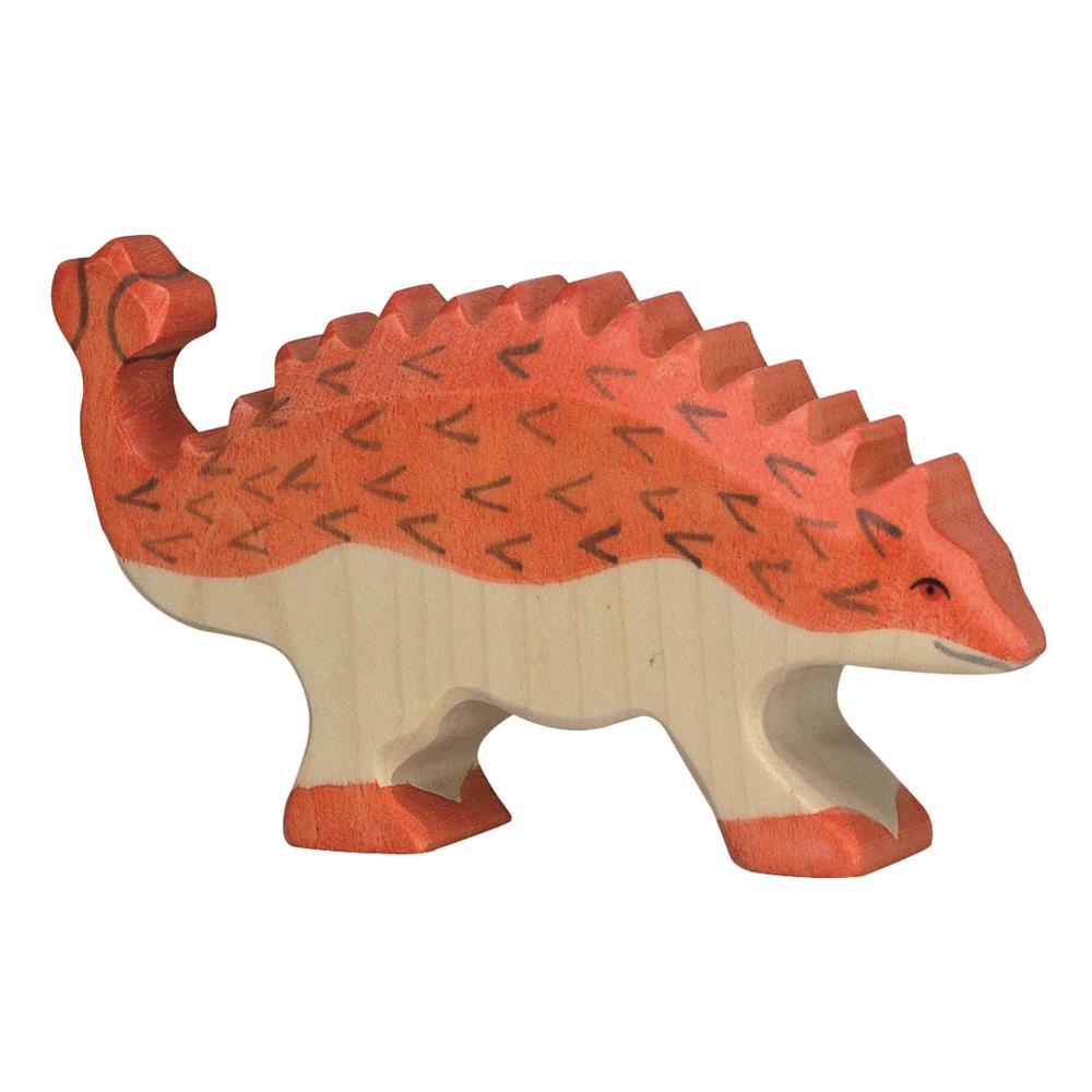 Holztiger Holzfigur - Ankylosaurus, Dinosaurier, Holzspielzeug, ab 3 Jahren