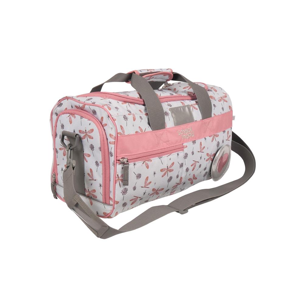 School-Mood Sporttasche Dragonfly (Nordic Collection, weiß)
