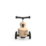 Scoot & Ride Highwaykick 1 Lifestyle, leopard - Kinderroller mit Aufbewahrungsbox