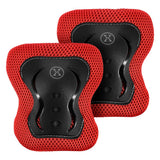 NILS EXTREME H320 Schoner-Set, Rot, Größe L - Protektoren Handgelenk Ellenbogen Knie