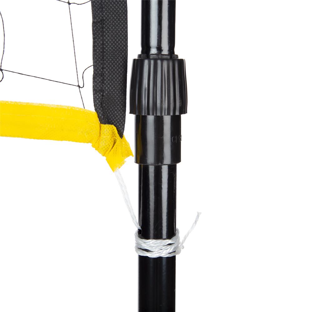 NILS NT310 Badmintonnetz 6,3 m mit Teleskopstangen, Outdoor Garten Freizeit