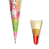 Roth Schultüte Einhornglück, 70cm, rund, Rot(h)-Spitze, Filzverschluss