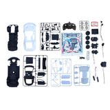 Jamara BMW M8 GTE 1:18 weiß 2,4GHz Bausatz Ferngesteuertes Auto